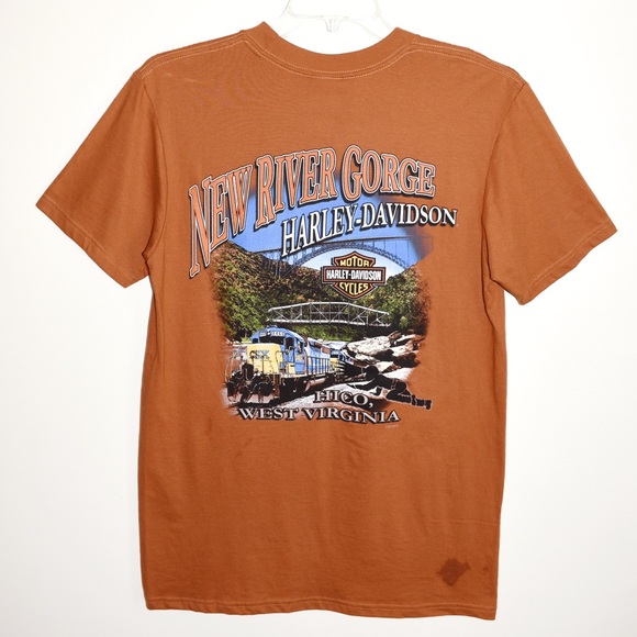 Harley Davidson Motorcycles New River Gorge T-Shirt - Picture 2 of 8